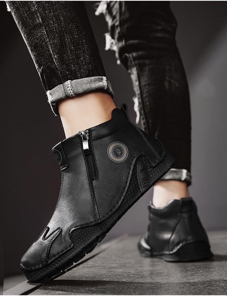 ⏰Last Day! 45% OFF  🔥GARB®Men's Handmade Genuine Leather Outdoor Waterproof Boot