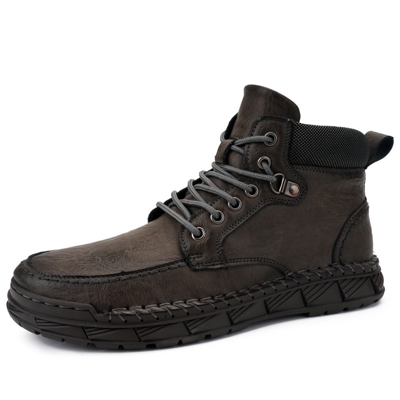 mens handmade cowhide orthopedic boots