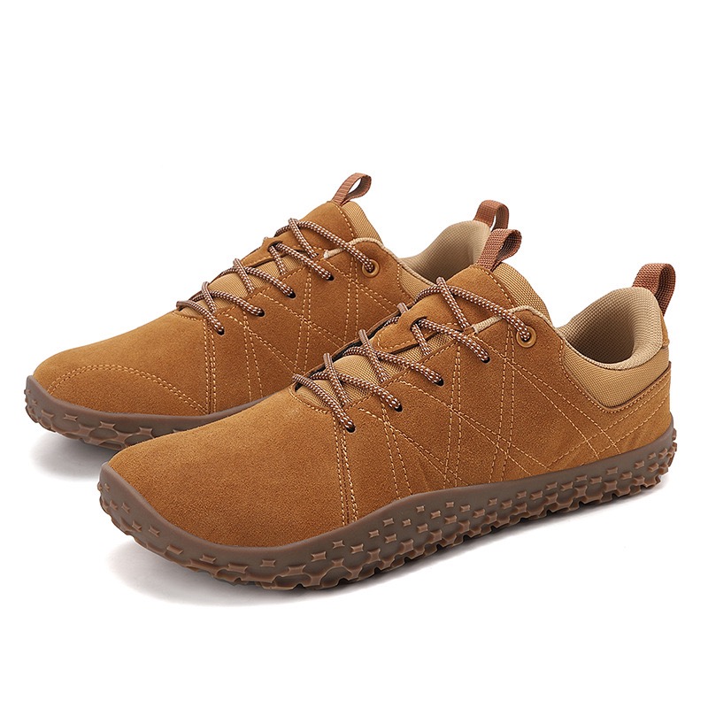 mens genuine leather orthopedic barefoot shoes