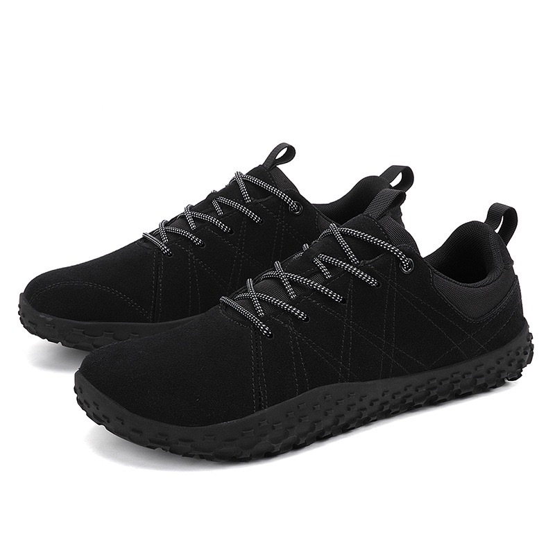 mens genuine leather orthopedic barefoot shoes