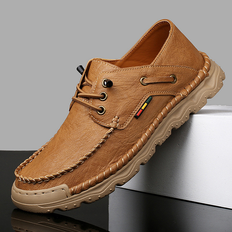 GARB Handcrafted Leather Slip-On Loafers – Arch Support & All-Day Comfort