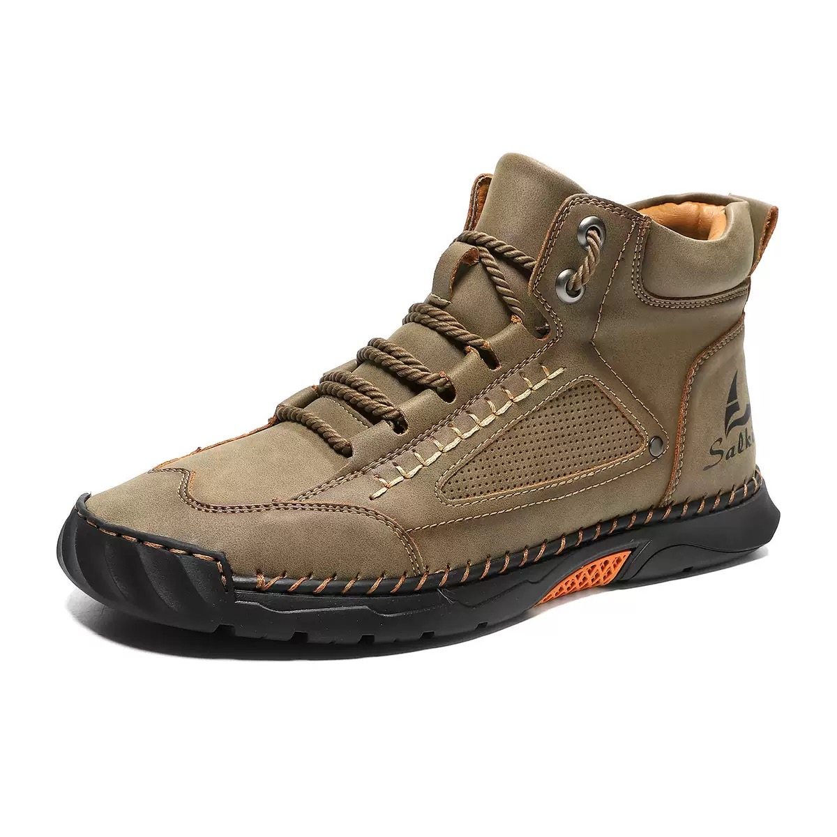 ⏰Last Day! 45% OFF 🔥HIKER®Men's Genuine Leather Outdoor Waterproof Orthopedic Walking Shoes