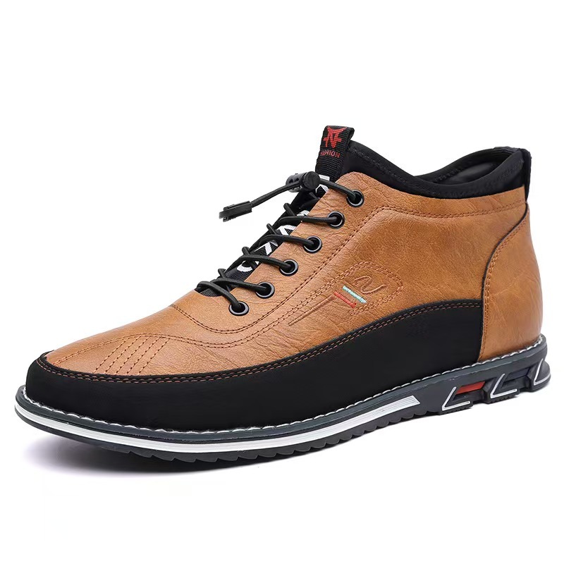 ⏰Last Day! 45% OFF 🔥HIKER®Men's Genuine Leather Outdoor Waterproof Orthopedic Walking Shoes