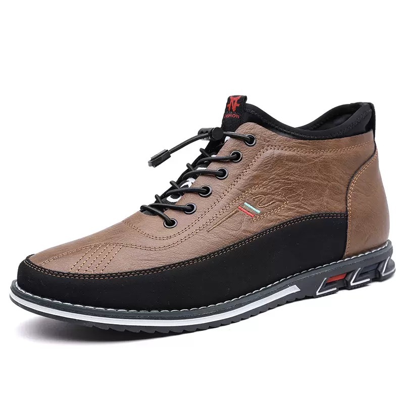 ⏰Last Day! 45% OFF 🔥HIKER®Men's Genuine Leather Outdoor Waterproof Orthopedic Walking Shoes