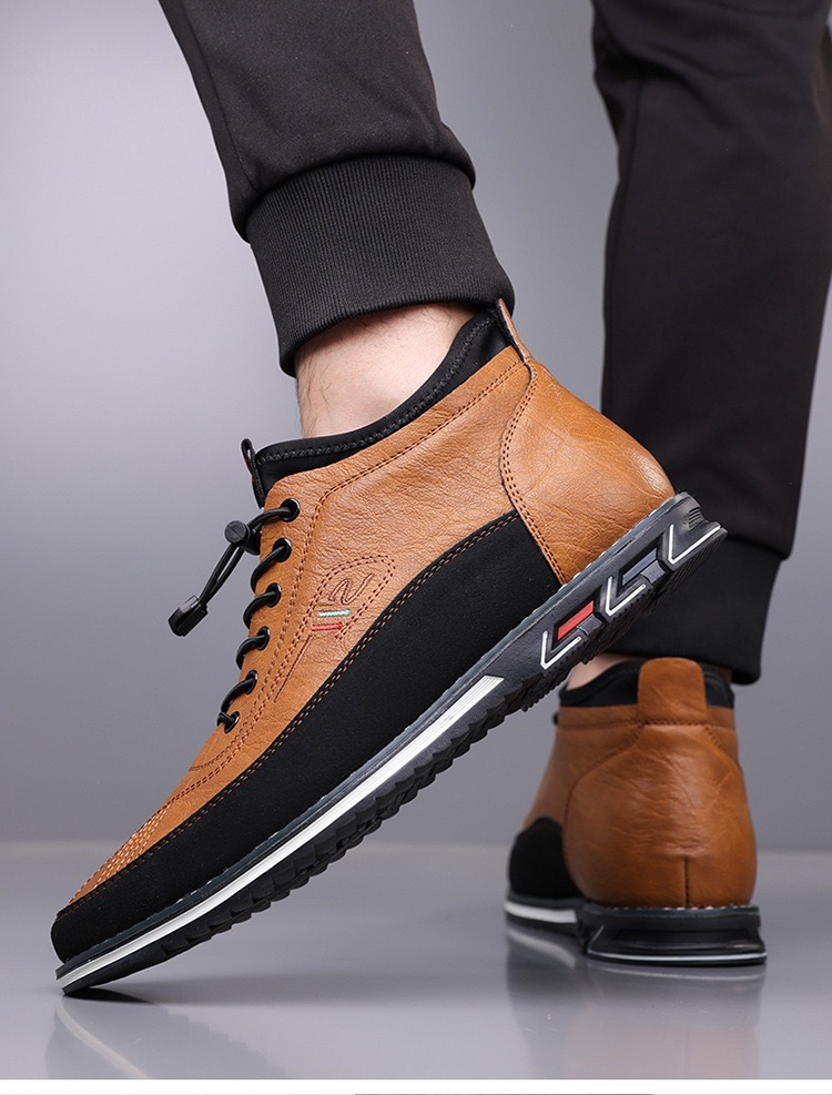 ⏰Last Day! 45% OFF 🔥HIKER®Men's Genuine Leather Outdoor Waterproof Orthopedic Walking Shoes