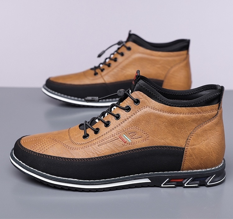 ⏰Last Day! 45% OFF 🔥HIKER®Men's Genuine Leather Outdoor Waterproof Orthopedic Walking Shoes