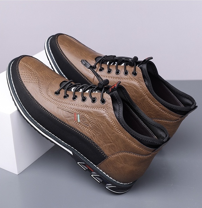 ⏰Last Day! 45% OFF 🔥HIKER®Men's Genuine Leather Outdoor Waterproof Orthopedic Walking Shoes