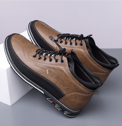 ⏰Last Day! 45% OFF 🔥HIKER®Men's Genuine Leather Outdoor Waterproof Orthopedic Walking Shoes