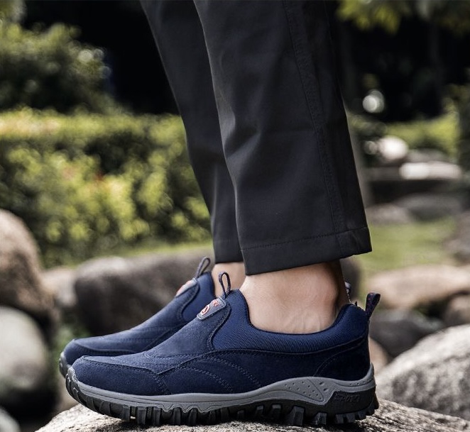 ⏰Last Day! 45% OFF 🔥HIKER®Men's Genuine Leather Outdoor Waterproof Orthopedic Walking Shoes