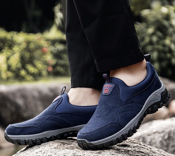 ⏰Last Day! 45% OFF 🔥HIKER®Men's Genuine Leather Outdoor Waterproof Orthopedic Walking Shoes