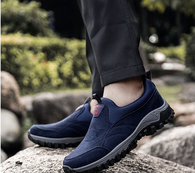 ⏰Last Day! 45% OFF 🔥HIKER®Men's Genuine Leather Outdoor Waterproof Orthopedic Walking Shoes