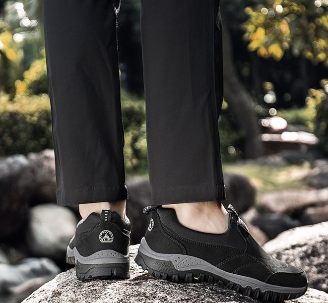 ⏰Last Day! 45% OFF 🔥HIKER®Men's Genuine Leather Outdoor Waterproof Orthopedic Walking Shoes