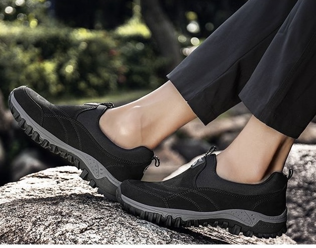 ⏰Last Day! 45% OFF 🔥HIKER®Men's Genuine Leather Outdoor Waterproof Orthopedic Walking Shoes