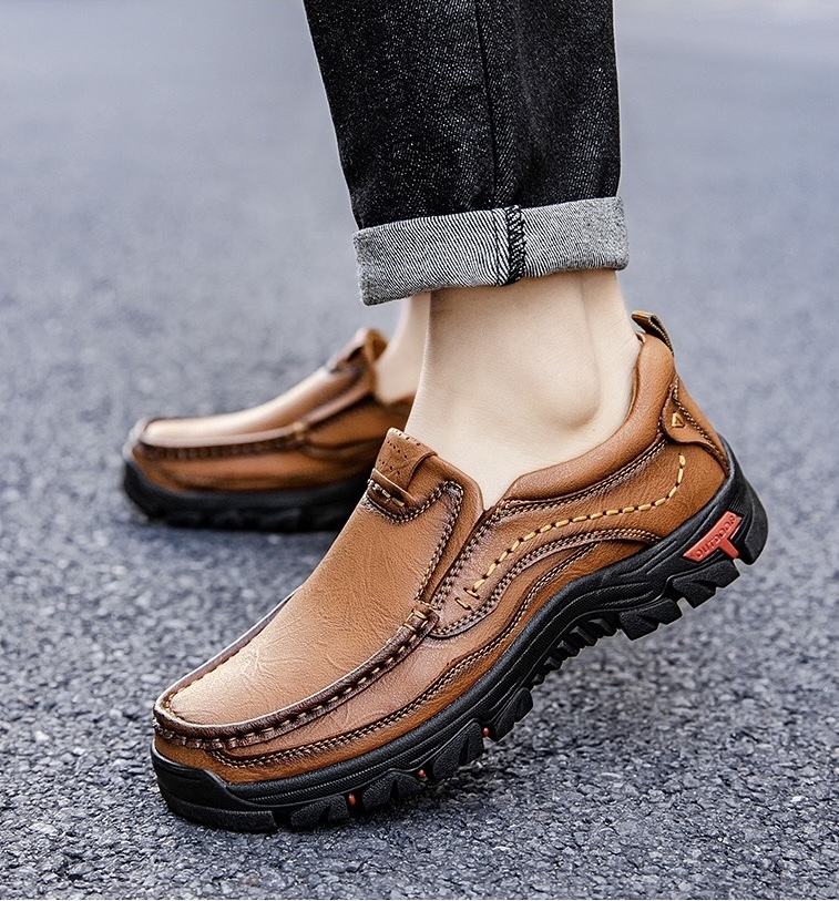 ⏰Last Day! 45% OFF  🔥GARB®Men's Handmade Genuine Leather Outdoor Waterproof Walking Shoes