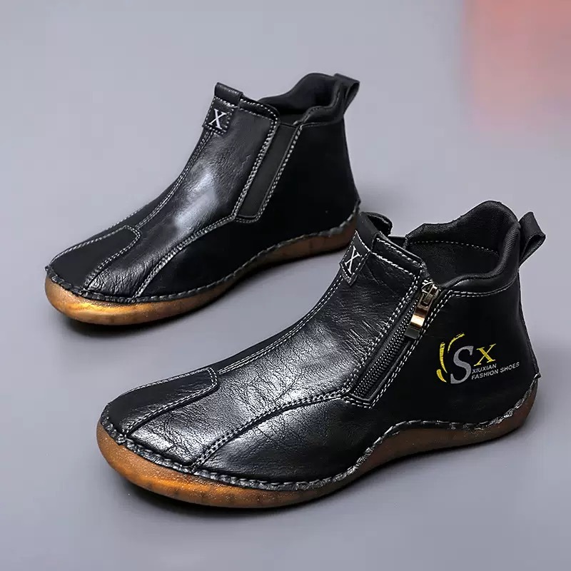 ⏰Last Day! 45% OFF  🔥GARB®Men's Handmade Genuine Leather Outdoor Waterproof Boot