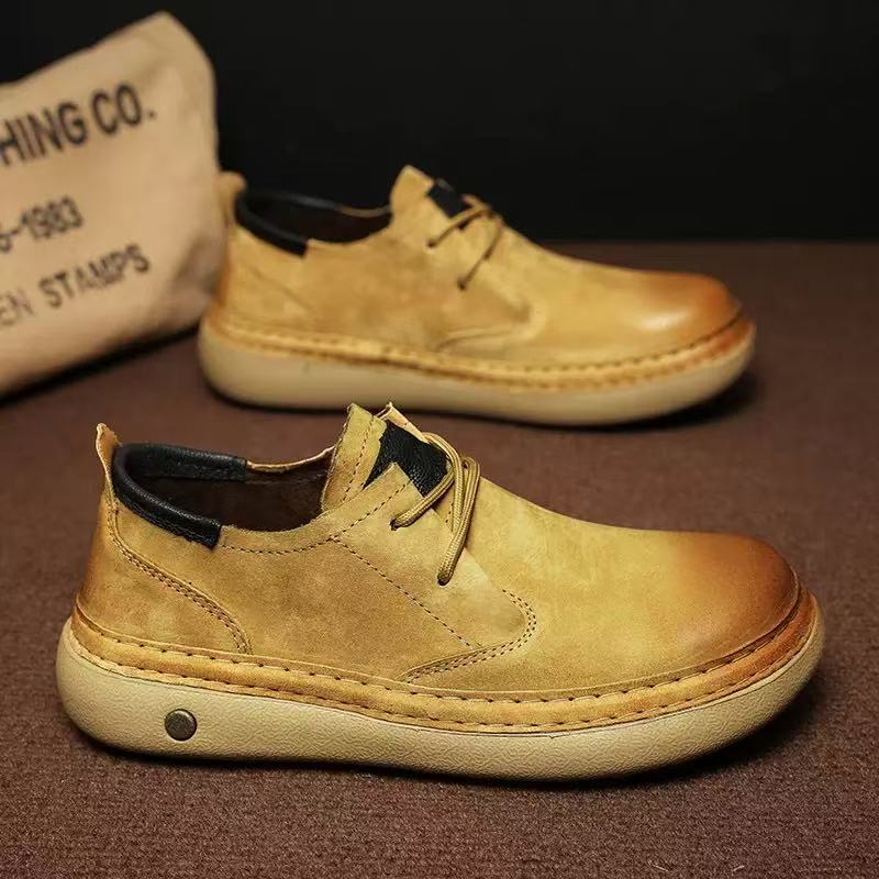 ⏰Last Day! 45% OFF  🔥GARB®Men's Genuine Leather Outdoor Slip-On Loafers with Arch Support & Wide Toe Box