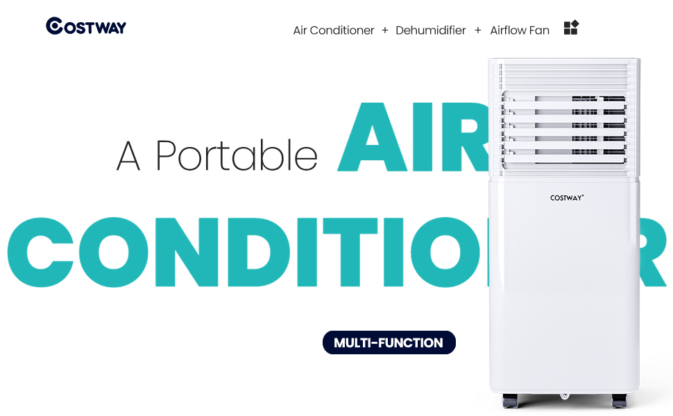 8000 BTU 3-in-1 Air Cooler with Dehumidifier