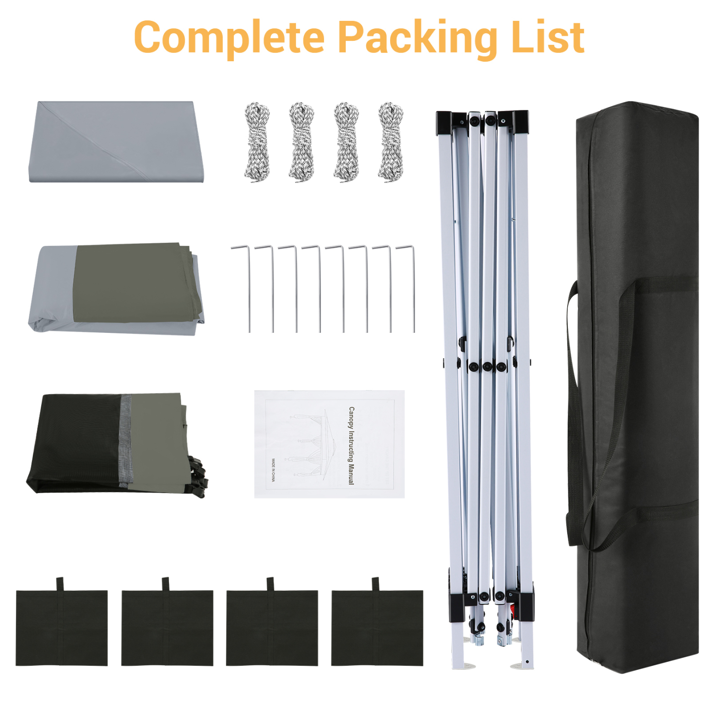 SANOPY 12x12 Outdoor Pop-up Gazebo Canopy with Mosquito Netting 2-Tiered Vented Top 3 Adjustable Height for Backyard, Garden, Lawn, Dark Gray