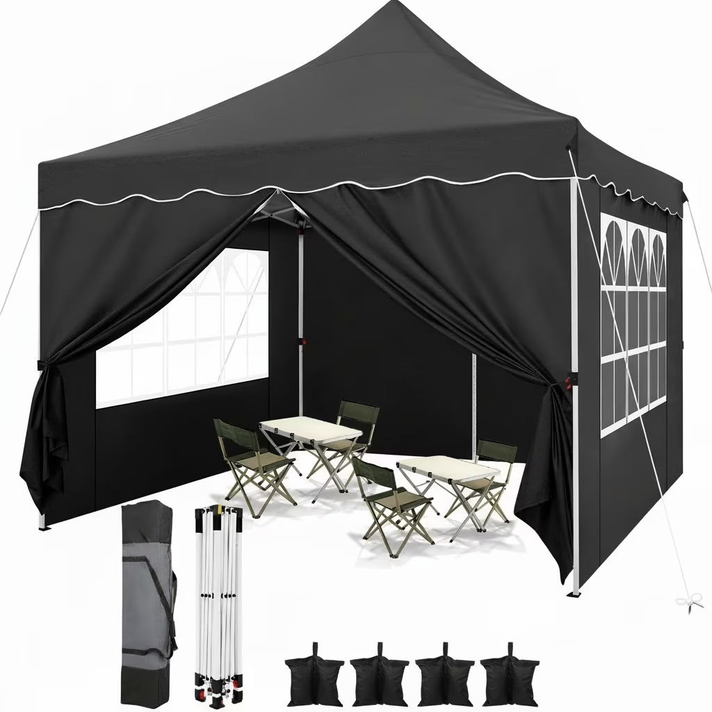 HOTEEL Canopy 10'x20' Pop Up Canopy Tent Heavy Duty Waterproof Adjustable Commercial Instant Canopy Outdoor Party Canopy Parties,Wedding,Outside Patio,Event,Portable Car Canopy