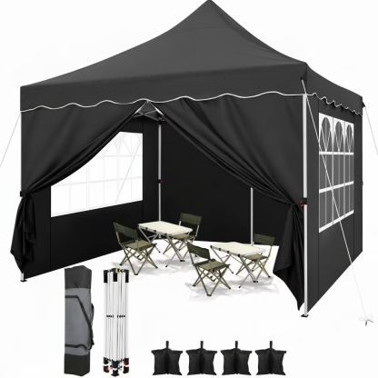 HOTEEL Canopy 10'x20' Pop Up Canopy Tent Heavy Duty Waterproof Adjustable Commercial Instant Canopy Outdoor Party Canopy Parties,Wedding,Outside Patio,Event,Portable Car Canopy