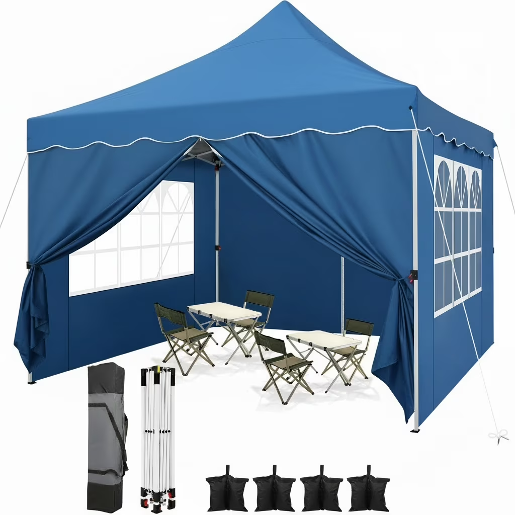 HOTEEL Canopy 10'x20' Pop Up Canopy Tent Heavy Duty Waterproof Adjustable Commercial Instant Canopy Outdoor Party Canopy Parties,Wedding,Outside Patio,Event,Portable Car Canopy