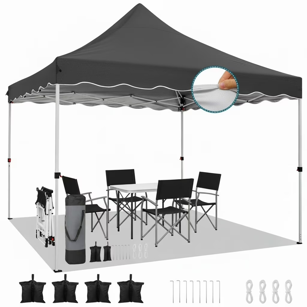 HOTEEL Canopy 10'x20' Pop Up Canopy Tent Heavy Duty Waterproof Adjustable Commercial Instant Canopy Outdoor Party Canopy Parties,Wedding,Outside Patio,Event,Portable Car Canopy