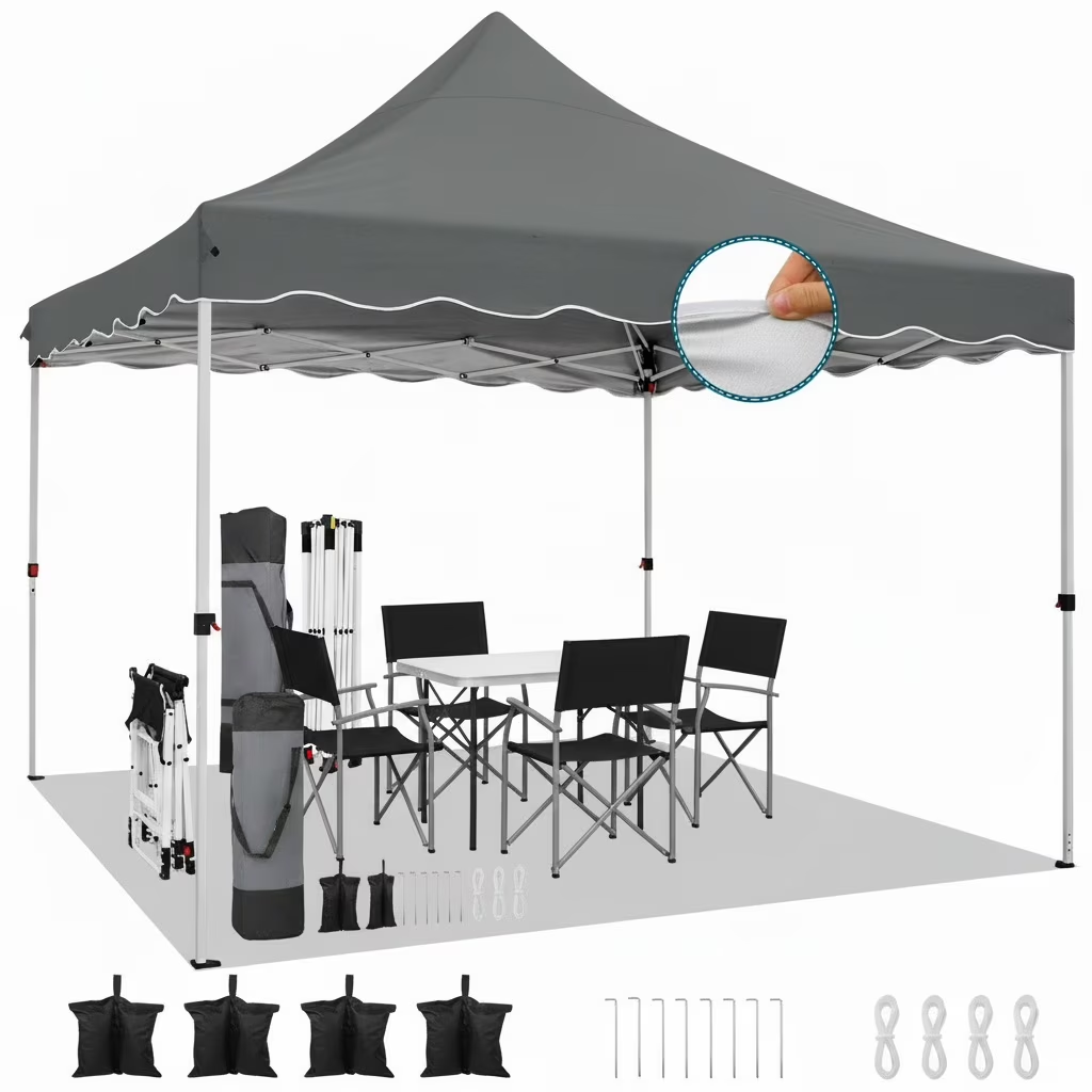 HOTEEL Canopy 10'x20' Pop Up Canopy Tent Heavy Duty Waterproof Adjustable Commercial Instant Canopy Outdoor Party Canopy Parties,Wedding,Outside Patio,Event,Portable Car Canopy