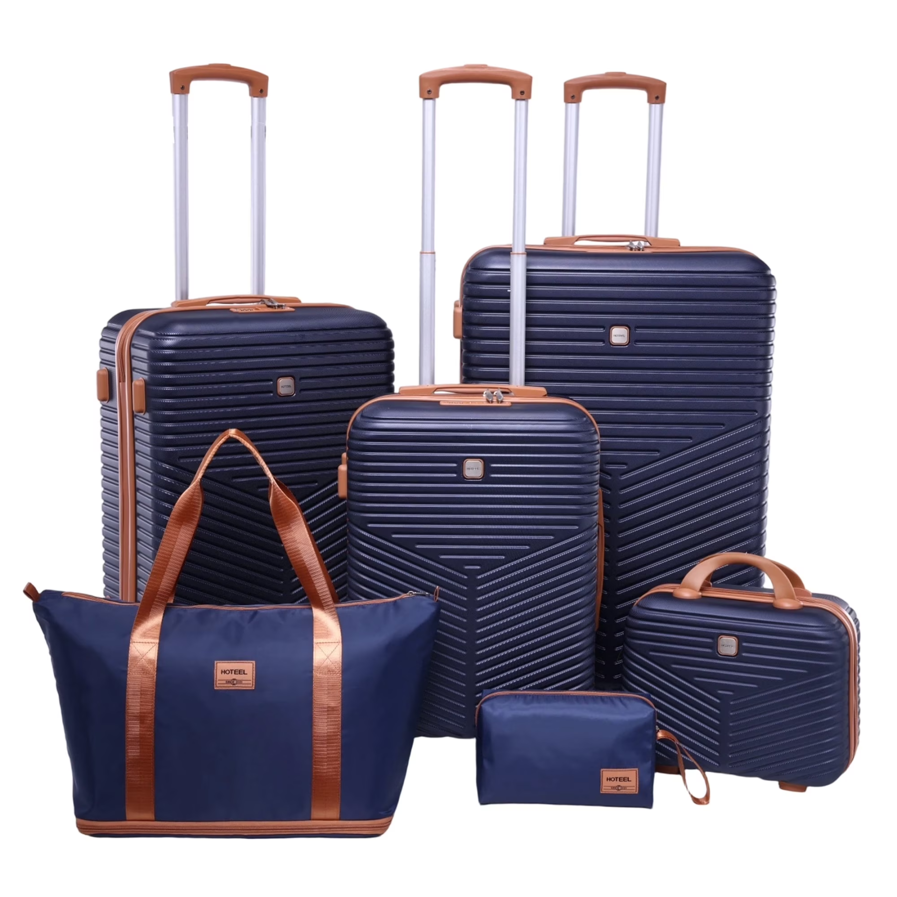 HOTEEL 4 Piece Carry On Luggage Sets,Lightweight Travel Suitcase Set with TSA Lock & Spinner Wheels