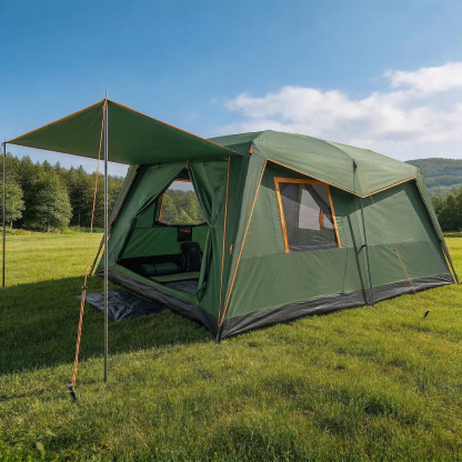 HOTEEL 6-8 Person Camping Tent, Easy Setup Waterproof Windproof Backpacking Tent with Removable Rainfly, Lightweight Portable Outdoor Family Tents for Camping, Travel, Fishing, Hiking