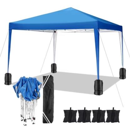 HOTEEL 10'x10' Pop up Canopy Tent, Outdoor Instant Commercial Tents, Shade Shelter Gazebo,for Backyard Parties Event