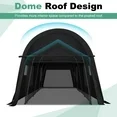 SANOPY Portable Garage 10' x 20' Heavy Duty Carport with All-Steel Metal Frame, Anti-Snow Storage Tent, Outdoor Car Canopy Tent
