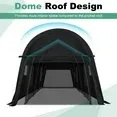 SANOPY Portable Garage 10' x 20' Heavy Duty Carport with All-Steel Metal Frame, Anti-Snow Storage Tent, Outdoor Car Canopy Tent