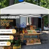 SANOPY 10' x 10' Outdoor Canopy Party Tent EZ Pop Up Canopy Commercial Instant Canopies Gazebo with Air Vent, 8 Stakes & 4 Ropes & 4 Sandbags for Beach Wedding Picnics Camping