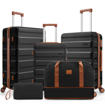 SANOPY 20" Luggage Set, Hardside 3PCS Suitcase Set with TSA Lock and Spinner Wheels