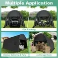 SANOPY Portable Garage 10' x 20' Heavy Duty Carport with All-Steel Metal Frame, Anti-Snow Storage Tent, Outdoor Car Canopy Tent