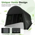 SANOPY Portable Garage 10' x 20' Heavy Duty Carport with All-Steel Metal Frame, Anti-Snow Storage Tent, Outdoor Car Canopy Tent