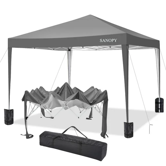 SANOPY 10'x10' EZ Pop Up Canopy Tent Outdoor Party Instant Shelter Por