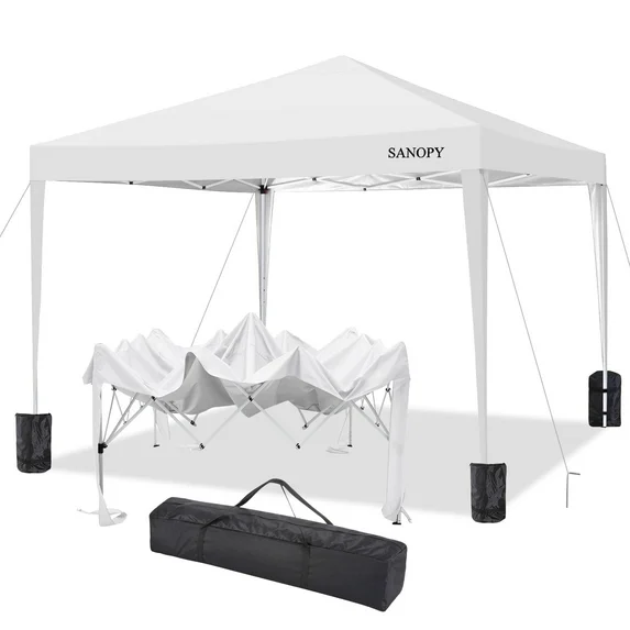 SANOPY 10'x10' EZ Pop Up Canopy Tent Outdoor Party Instant Shelter Por