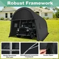 SANOPY Portable Garage 10' x 20' Heavy Duty Carport with All-Steel Metal Frame, Anti-Snow Storage Tent, Outdoor Car Canopy Tent