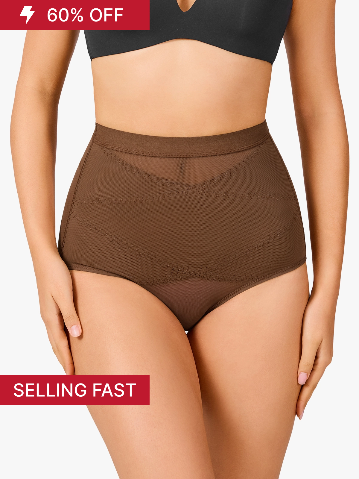 Tummy Control Thong Shapewear High-Waist Butt Lifter Panties