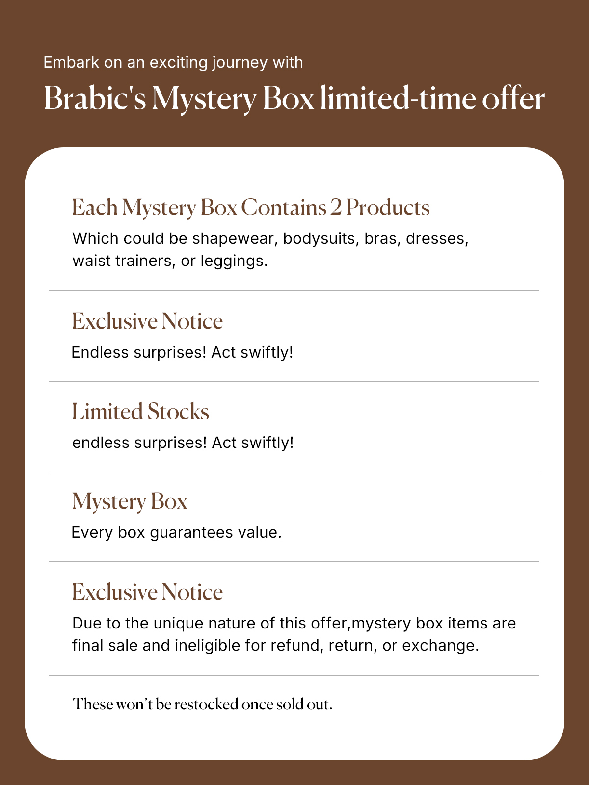 Mystery Box – Just $19 for 2 Surprise Products!