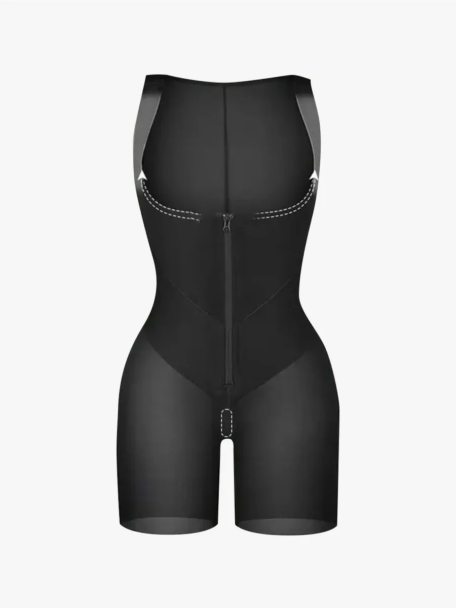 U Shaped Faja Tummy Control Butt Lift Mid-Thigh Bodysuit