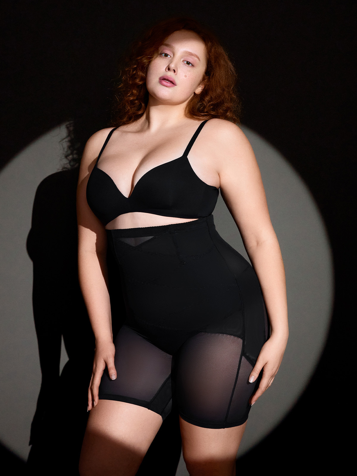 Mesh High Waist Tummy Control Shaper Shorts Butt Lifter Thigh Slimmers