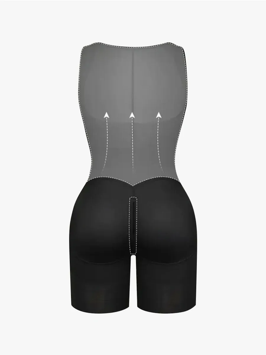 U Shaped Faja Tummy Control Butt Lift Mid-Thigh Bodysuit