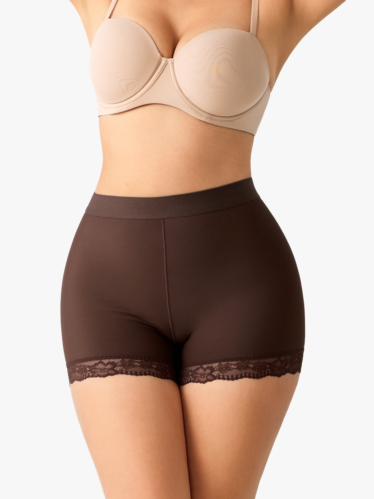 Padded Mid-Rise Butt Lifter Shorts