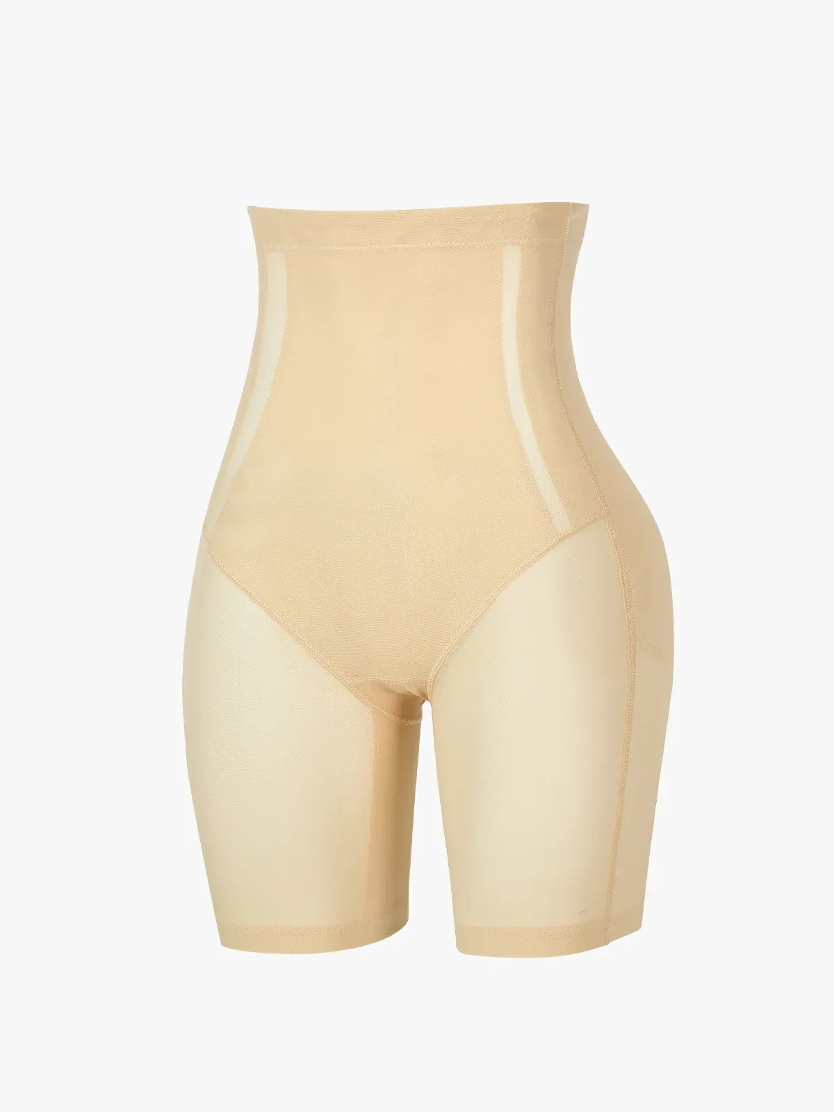 Mesh High-WaistTummy Control  Shorts
