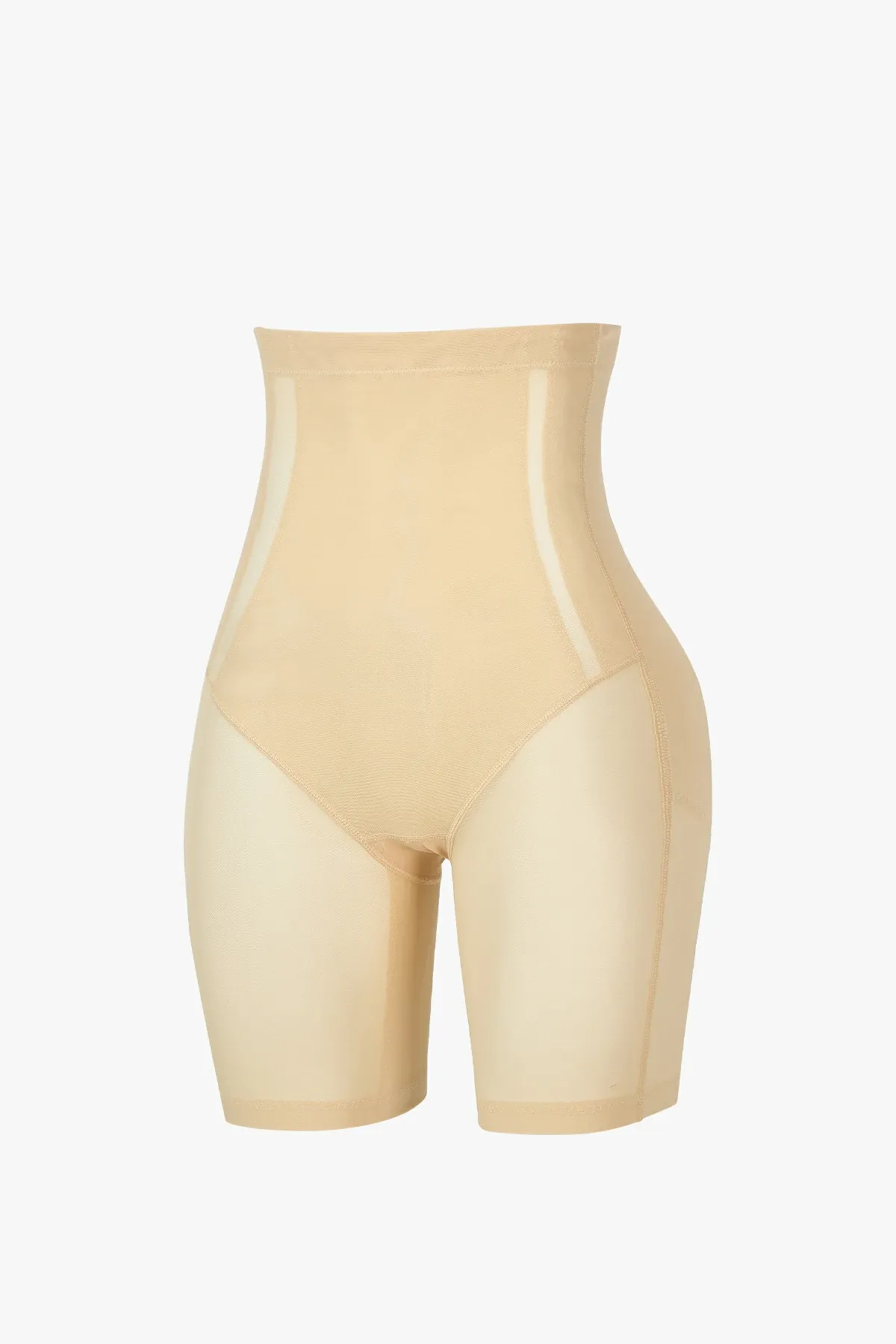Mesh High-WaistTummy Control  Shorts