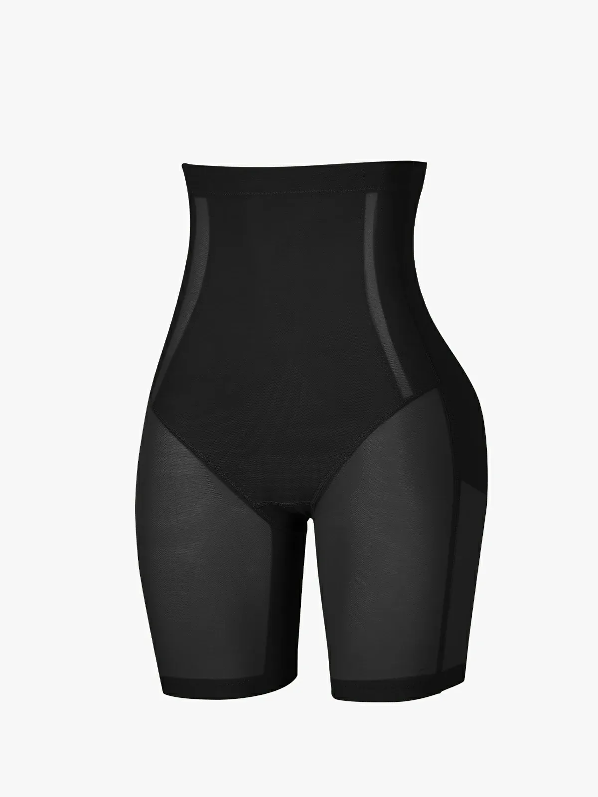 Mesh High-WaistTummy Control  Shorts