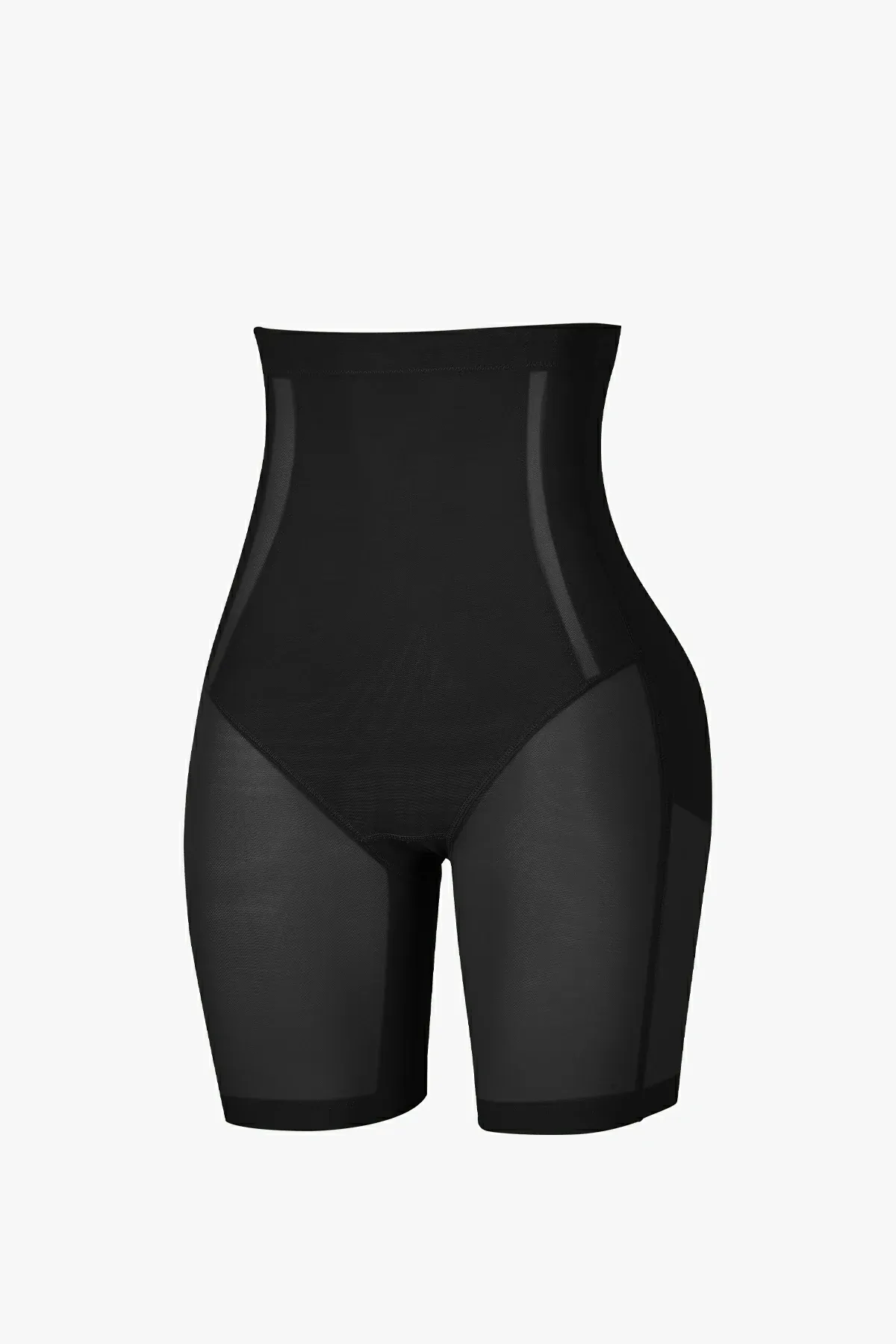 Mesh High-WaistTummy Control  Shorts