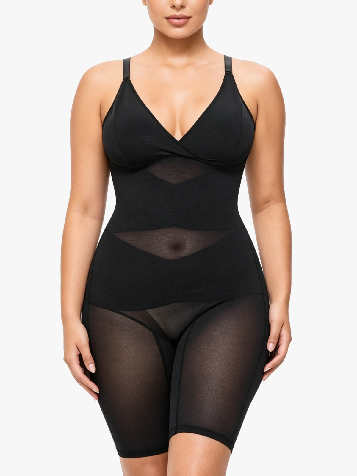 Sexy Double Layer Mesh Cut Out Bodysuit? – Brabic